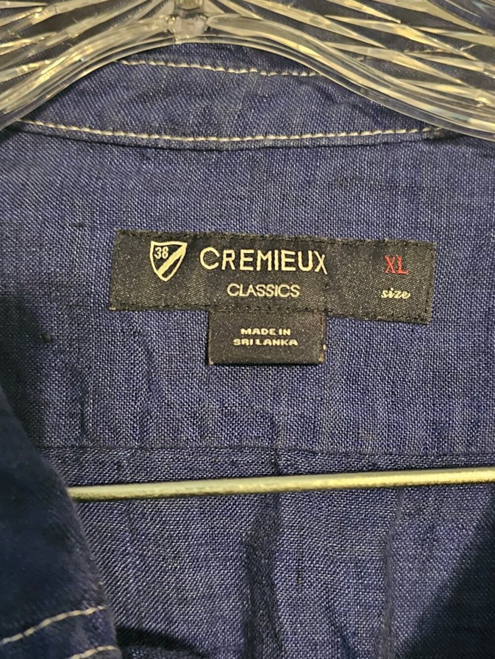 Cremieux Classics Men's Button-Up Short Sleeve Shirt - Picture 3 of 3